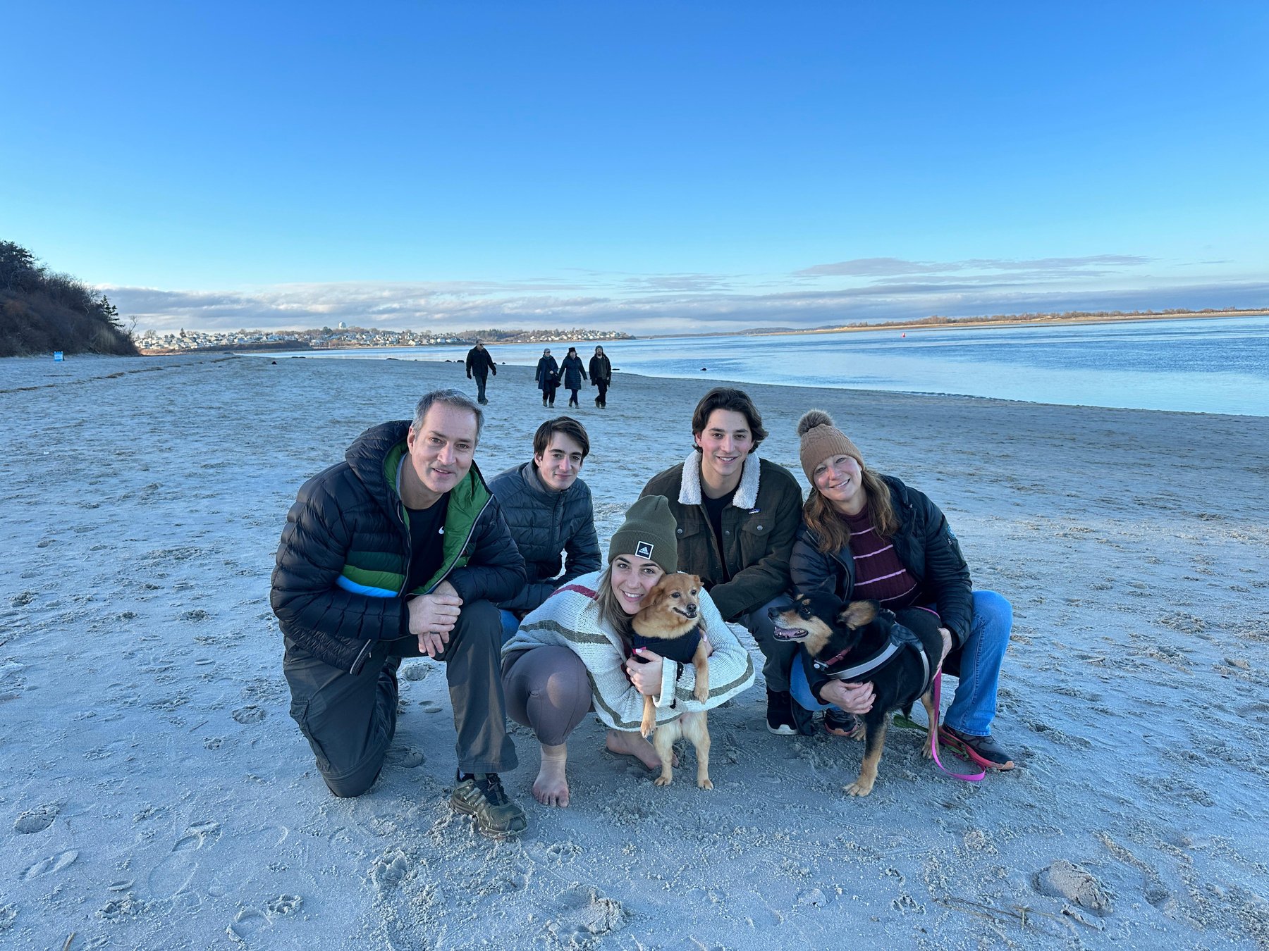 Swenson Family on the beach